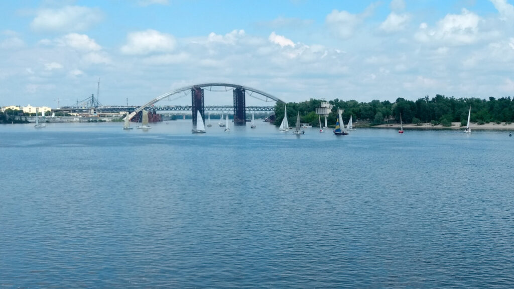 Dnipro river Kyiv